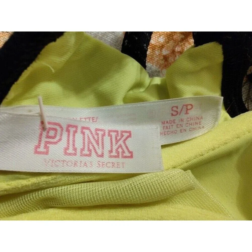 Women's PINK Victoria's Secret Ultimate Yellow Volt Push Bra Bralette Size S